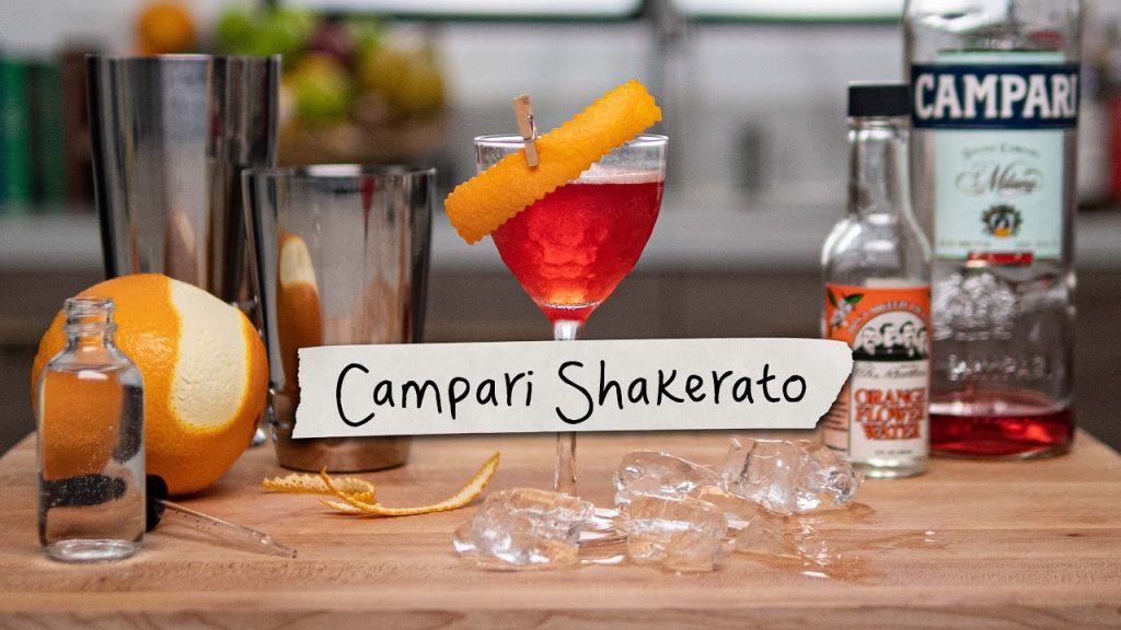 The Campari Shakerato And A Few Thoughts On Shaking