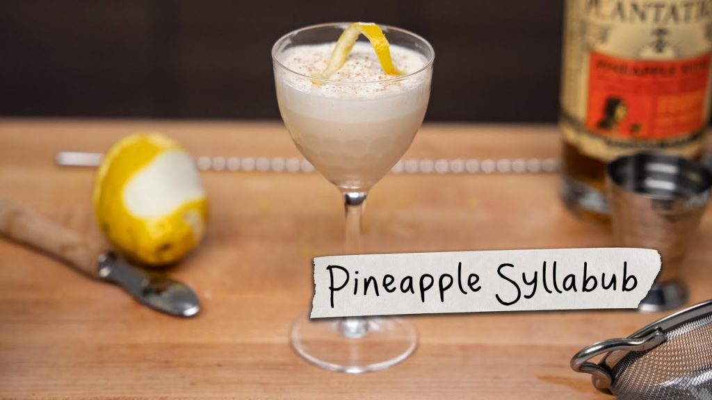 A Colonial Christmas With The Pineapple Syllabub