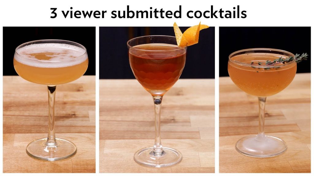 3x Cocktails from our Viewers!