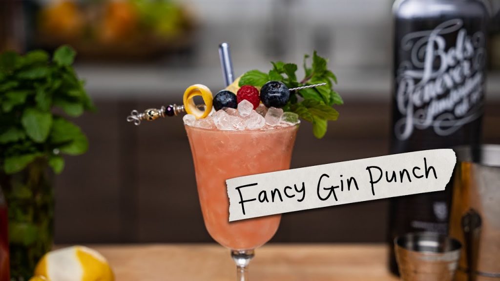 Let's Have Fancy Gin Punch!