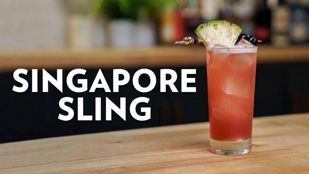 The Classic Singapore Sling – A Gin, Pineapple, Pomegranate Revalation