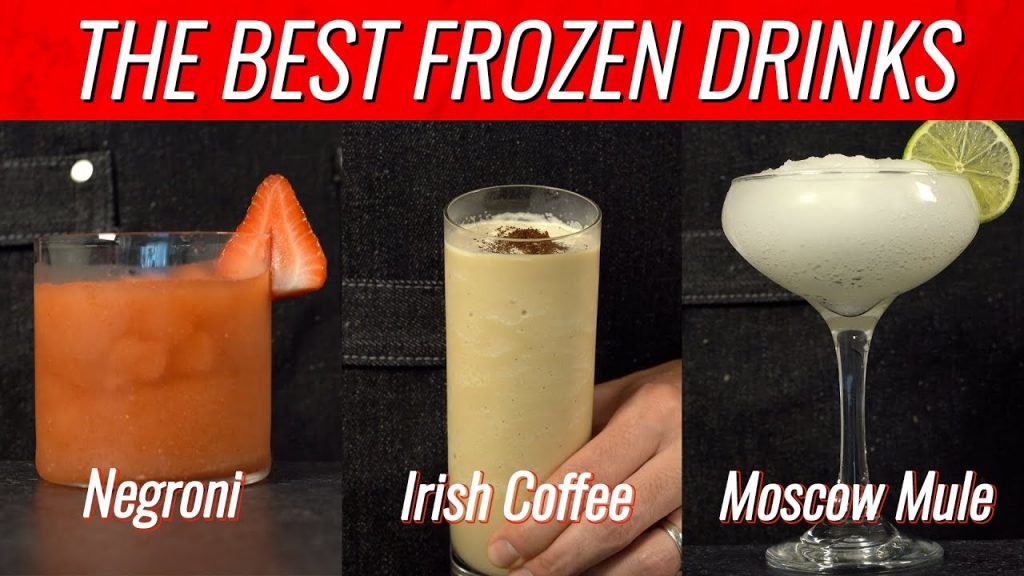 3 delicious frozen cocktail recipes