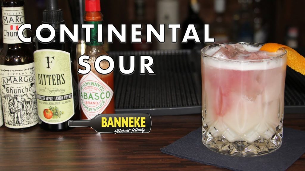 Continental Sour – Whiskey Cocktail selber mixen – Schüttelschule by Banneke