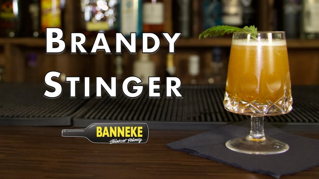 Brandy Stinger – Cognac Cocktail selber mixen – Schüttelschule by Banneke