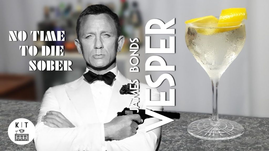 Vesper Martini Cocktail – No Time To Die Sober (Der ECHTE James Bond Drink)