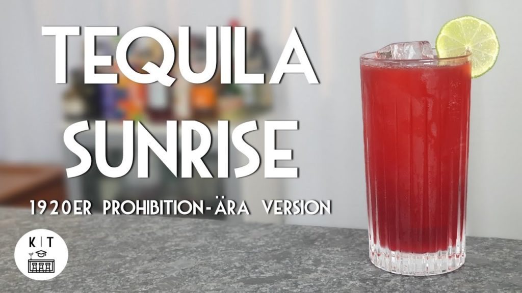 Tequila Sunrise – Ein 1920er Cocktail Klassiker