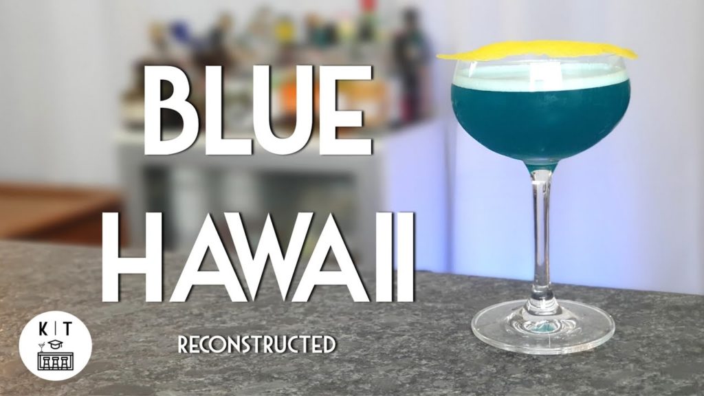 Blue Hawaii(an) (Reconstructed) – John DeBarys “Non-Tiki” Variante