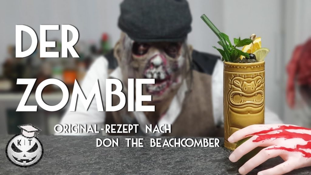 Zombie Cocktail nach dem Originalrezept von Don The Beachcomber (1934) – Halloween Cocktail II