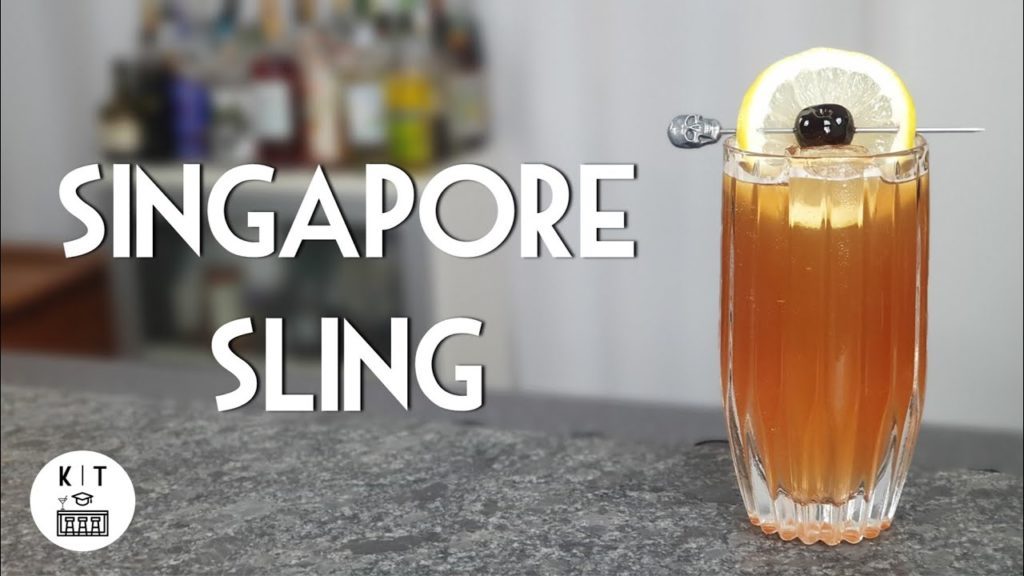 Singapore Sling Cocktail der 1920er (Straits Sling) – Marketing machte daraus eine Legende