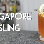 Singapore Sling Cocktail der 1920er (Straits Sling) - Marketing machte daraus eine Legende