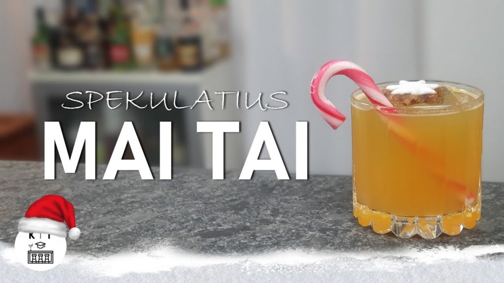 Spekulatius Mai Tai – Weihnachts-Cocktail mit Spekulatius Rum und Mandarinensaft