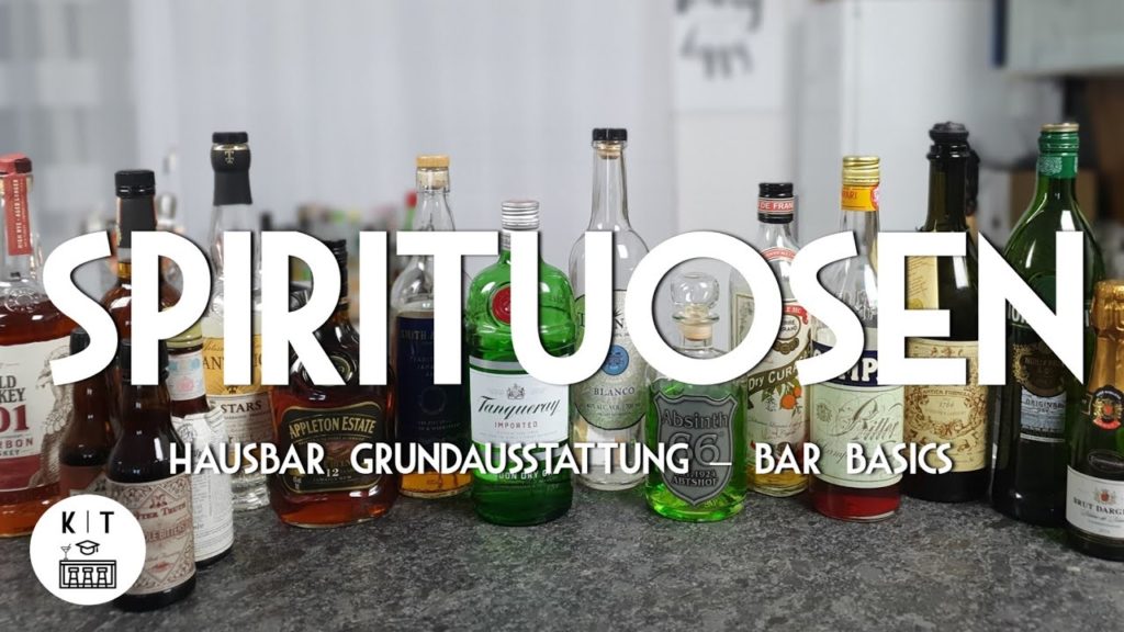 Bar Spirituosen – Grundausstattung für die Hausbar (Bar Basics)