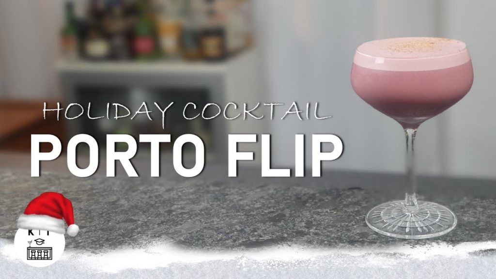 Porto Flip Cocktail – After Dinner Drink mit Ei und Sahne