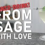 From Sage with Love Cocktail - Gewinnerdrink mit Brockmans Gin #Brocktober