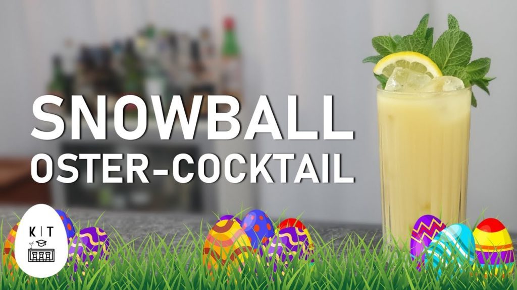 Snowball Cocktail – Ostern im Glas