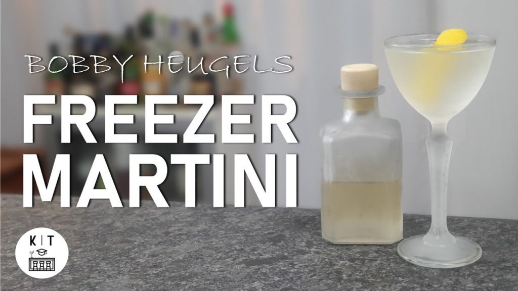 Bobby Heugels Freezer Martini – 1 Liter trockener Martini, aus dem Gefrierschrank ins Glas