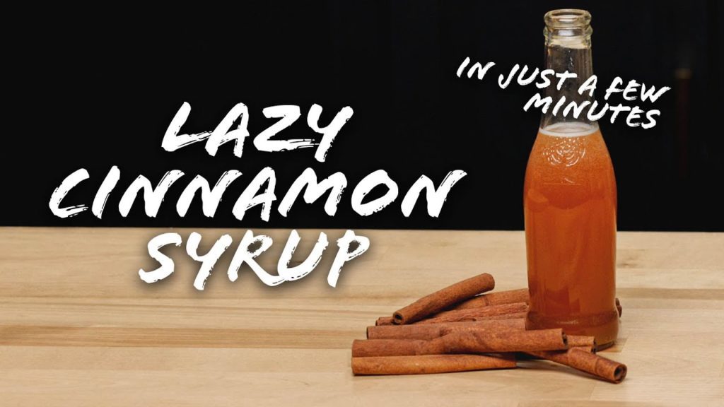 Lazy Cinnamon Syrup, it just takes a few minutes