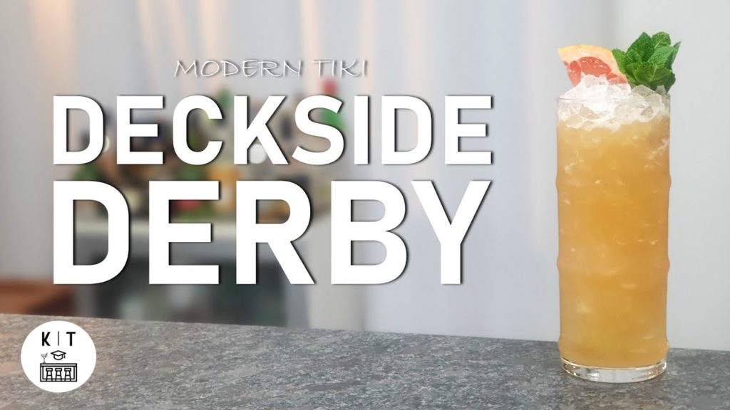 Deckside Derby Cocktail – ein weltklasse modern Tiki Drink