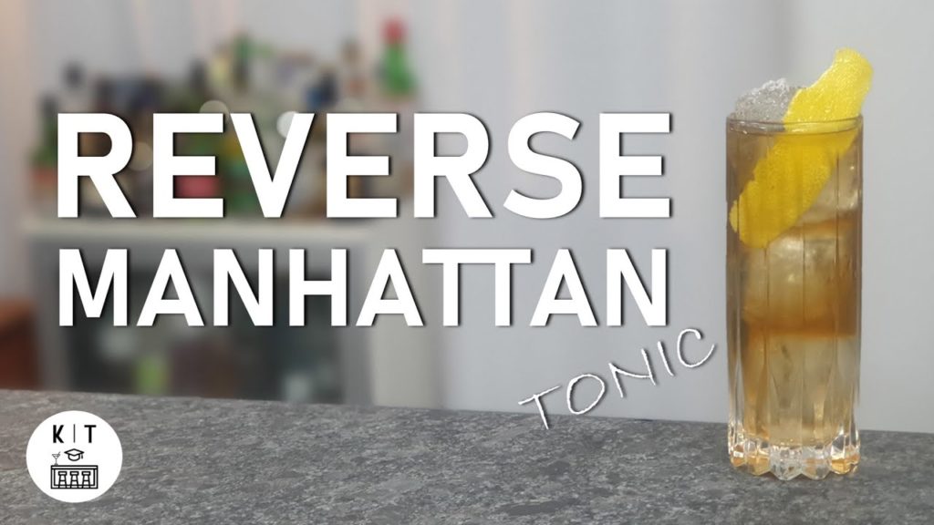 Idealer Drink für das lange Wochenende! Der Reverse Manhattan Tonic – Ein frisch-herber Highball