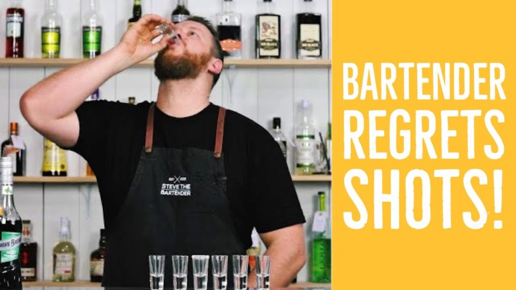 Bartender Drinks 8 Shots and Regrets It!