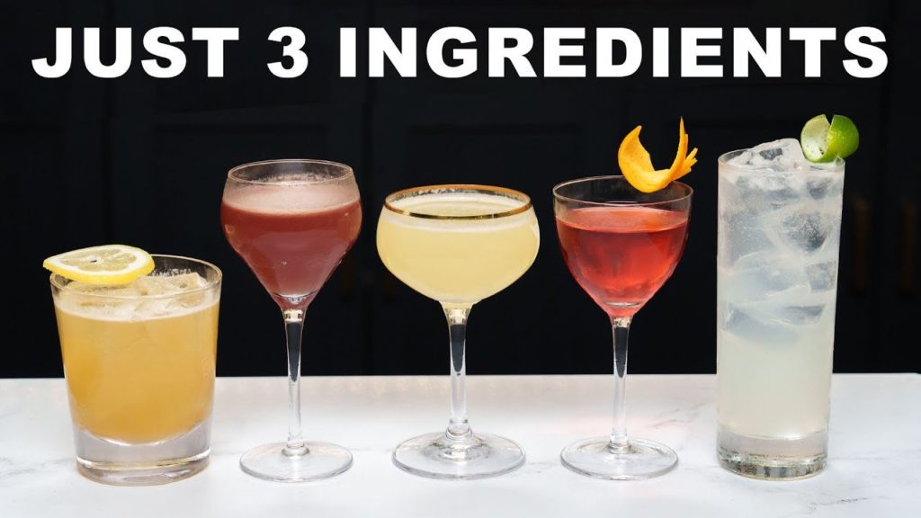 The BEST and Easiest Three Ingredient drinks Everyone Should know (but nobody thinks about)