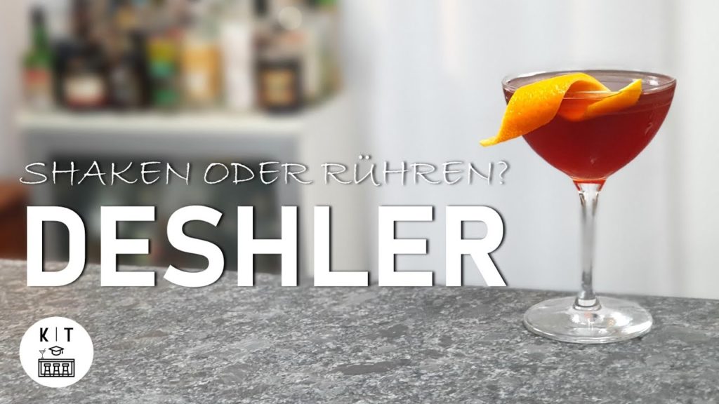 Deshler Cocktail – Vom Rühren und Shaken und dem Umgang mit Zesten