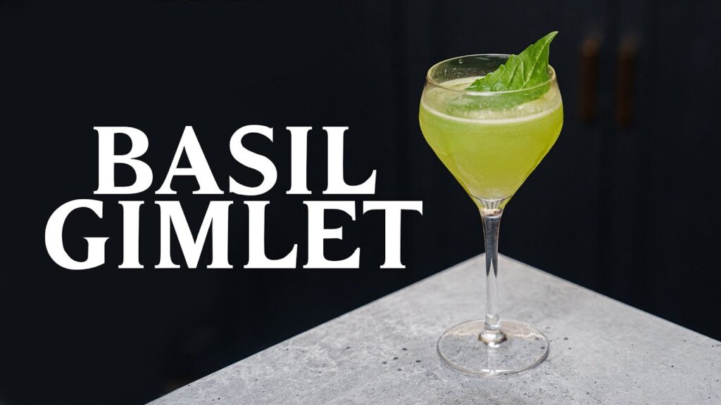 The Basil Gimlet – So simple yet so complex