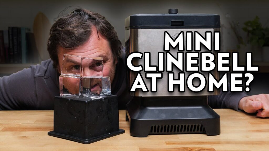 First Rock Ice Machine for your Kitchen! Mini Clinebell?