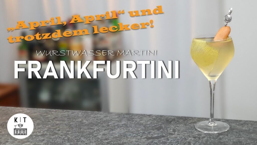 Frankfurtini Cocktail – Ein Dirty Martini mit Wurstwasser