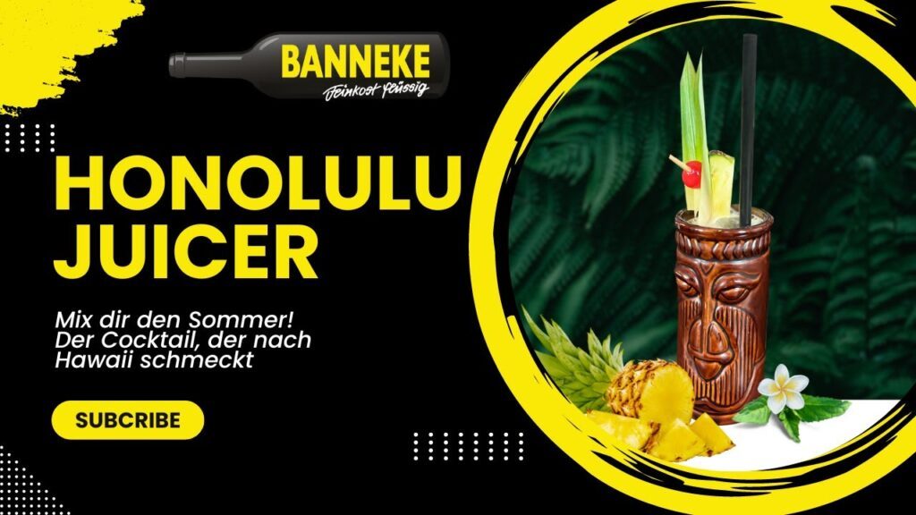 Honolulu Juicer –  Tiki Drink selber mixen – Schüttelschule by Banneke